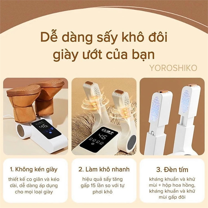 Máy Sấy Giày, Làm Khô Khử Mùi Hôi Tất Vớ, . 1