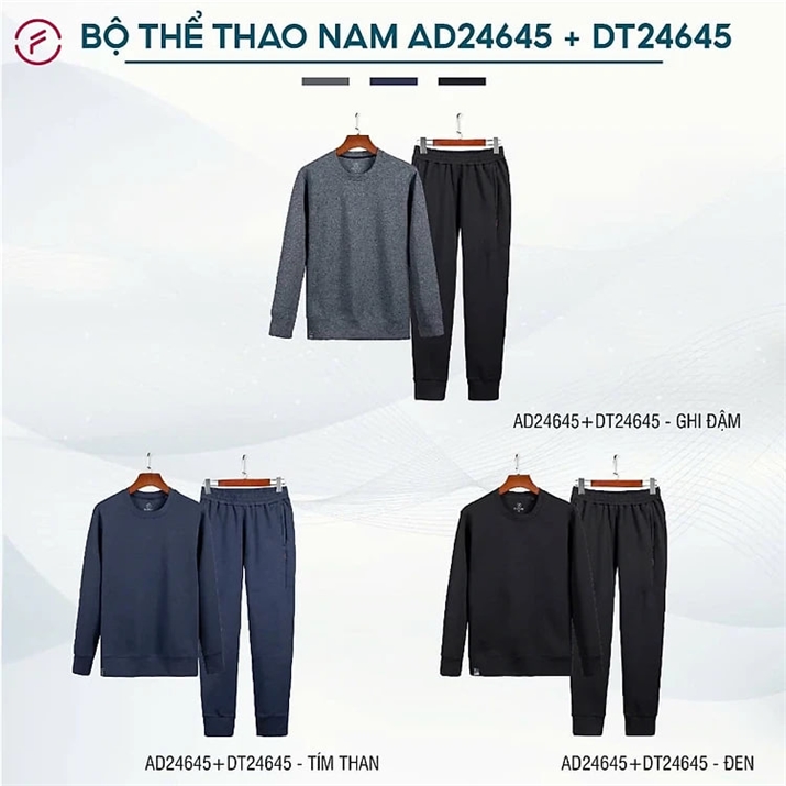 Quần áo nam FASVIN AD24645+DT24645.HN vải thun xốp thể thao cao cấp hàng nhà máy chính hãng 5